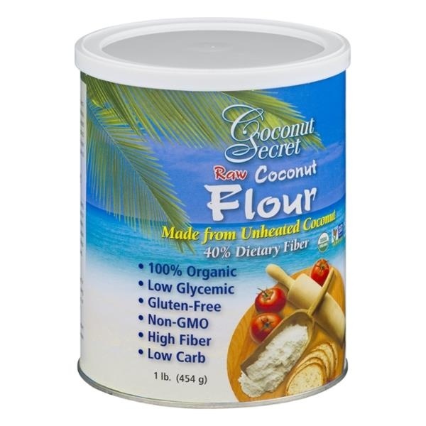 slide 1 of 1, Coconut Secret Organic Raw Coconut Flour, 16 oz