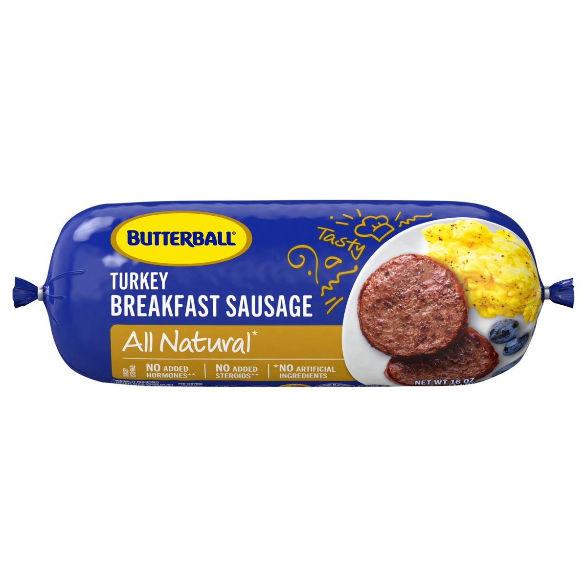 slide 1 of 13, Butterball All Natural Fresh Turkey Breakfast Sausage, 16 oz. Roll, 16 oz