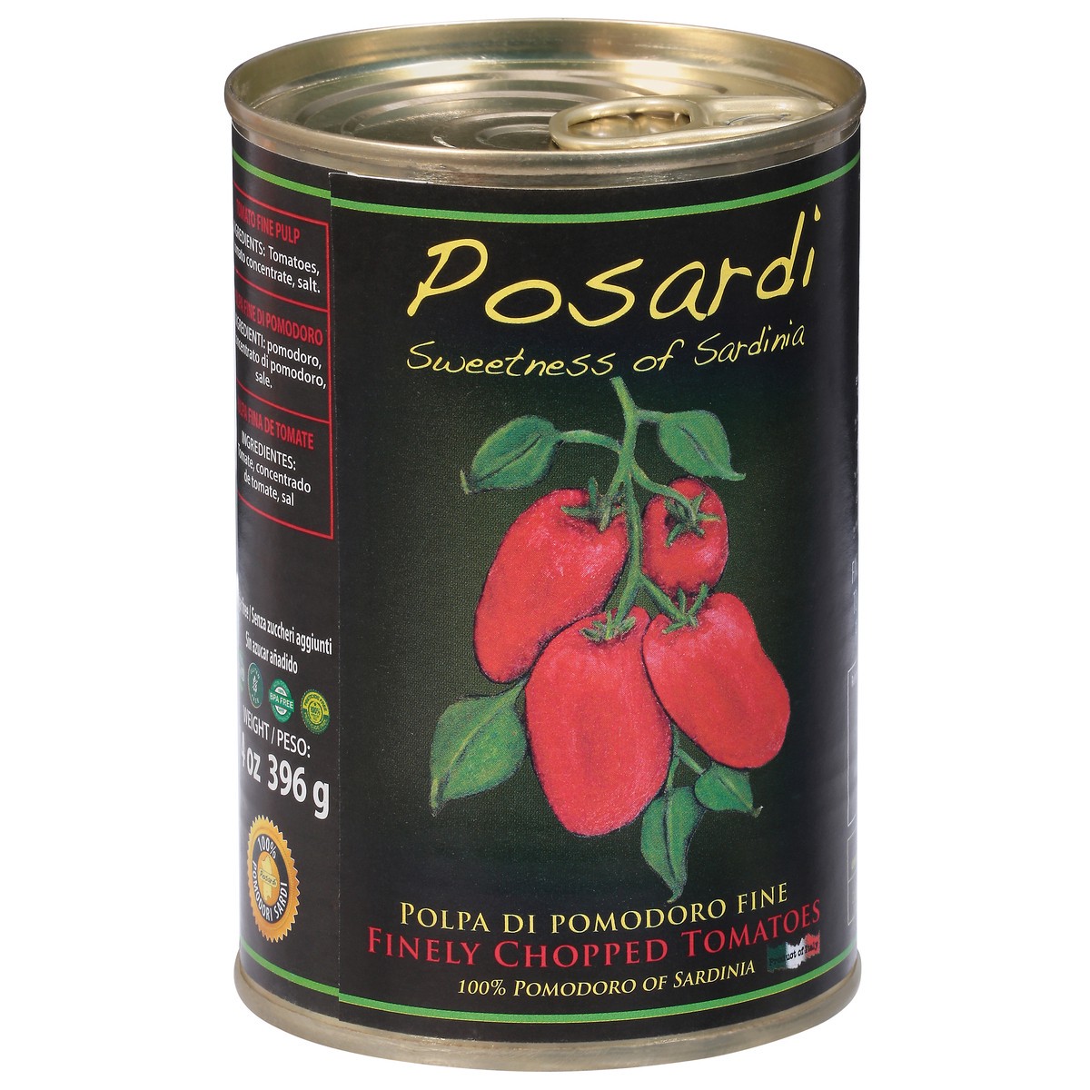 slide 4 of 9, Posardi Tom Chopped, 14 oz