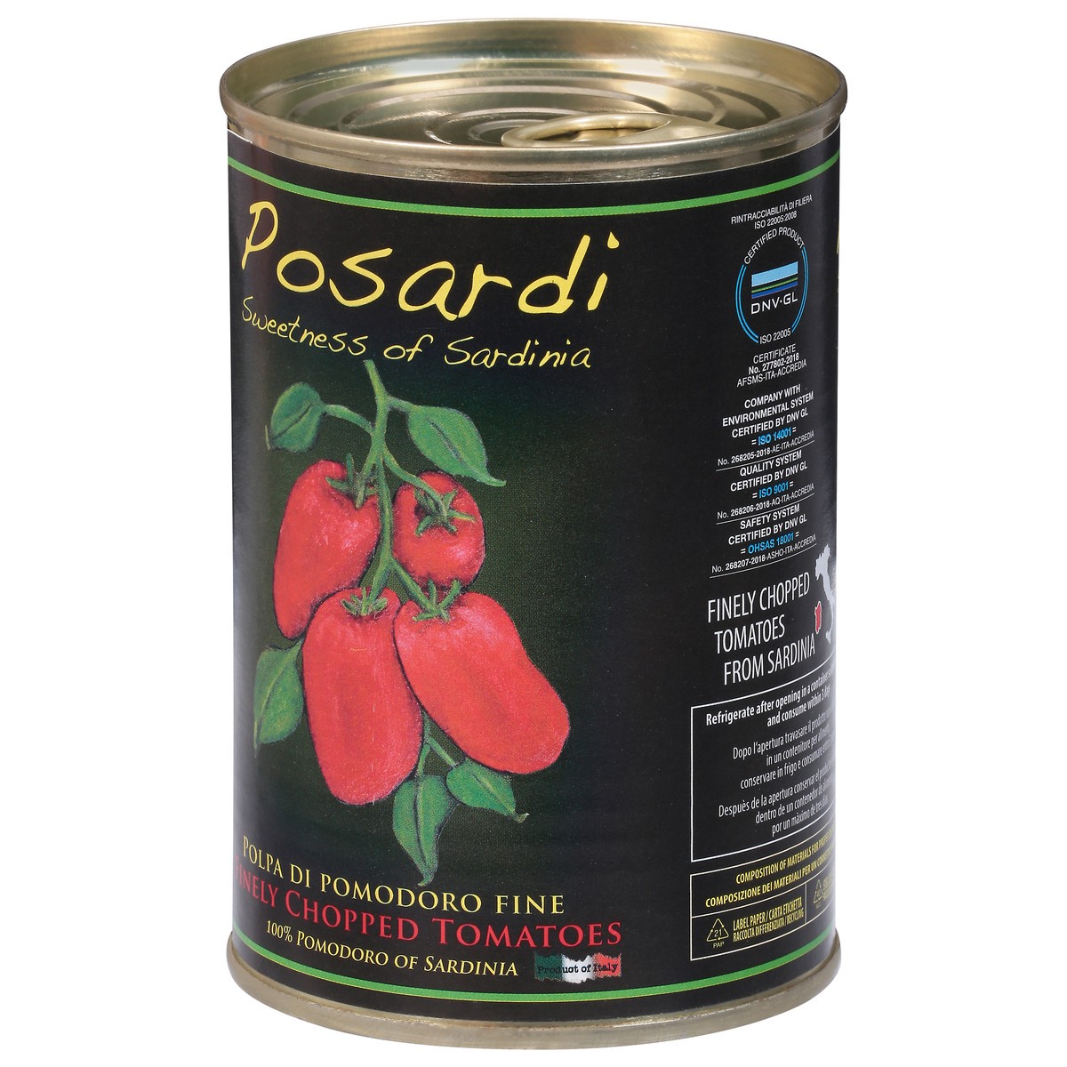 slide 6 of 9, Posardi Tom Chopped, 14 oz