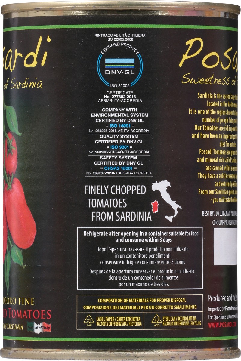 slide 2 of 9, Posardi Tom Chopped, 14 oz