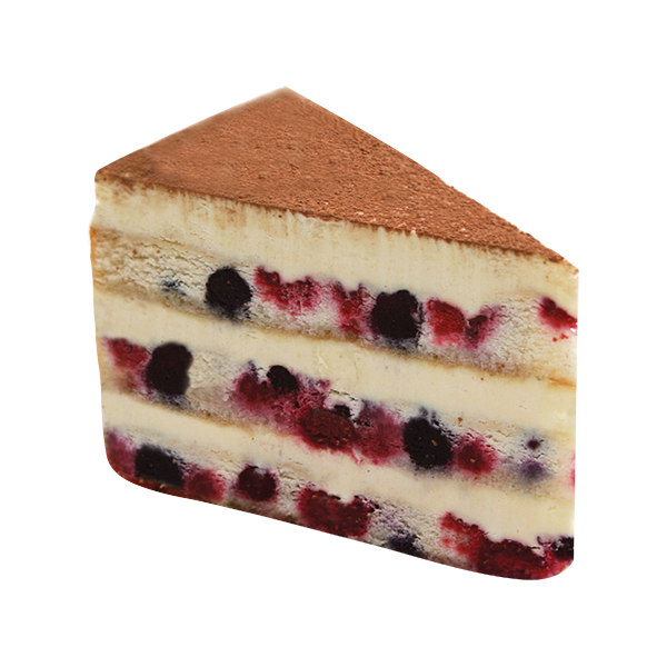 slide 1 of 1, L&B Moscato Berry Tiramisu Cheesecake Slice, 1 ct