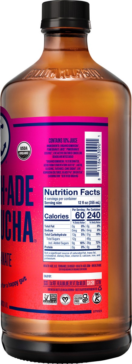 slide 9 of 10, Health-Ade Pomegranate Blueberry 48oz, 48 fl oz