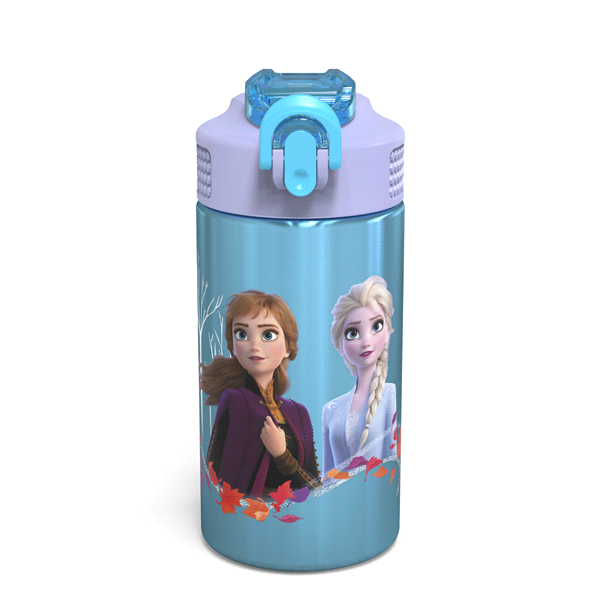 slide 1 of 1, Disney stainless steel bottle, Frozen 2 by Zak Designs, 15 oz