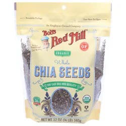 Bob's Red Mill Organic Whole Chia Seeds 12 oz