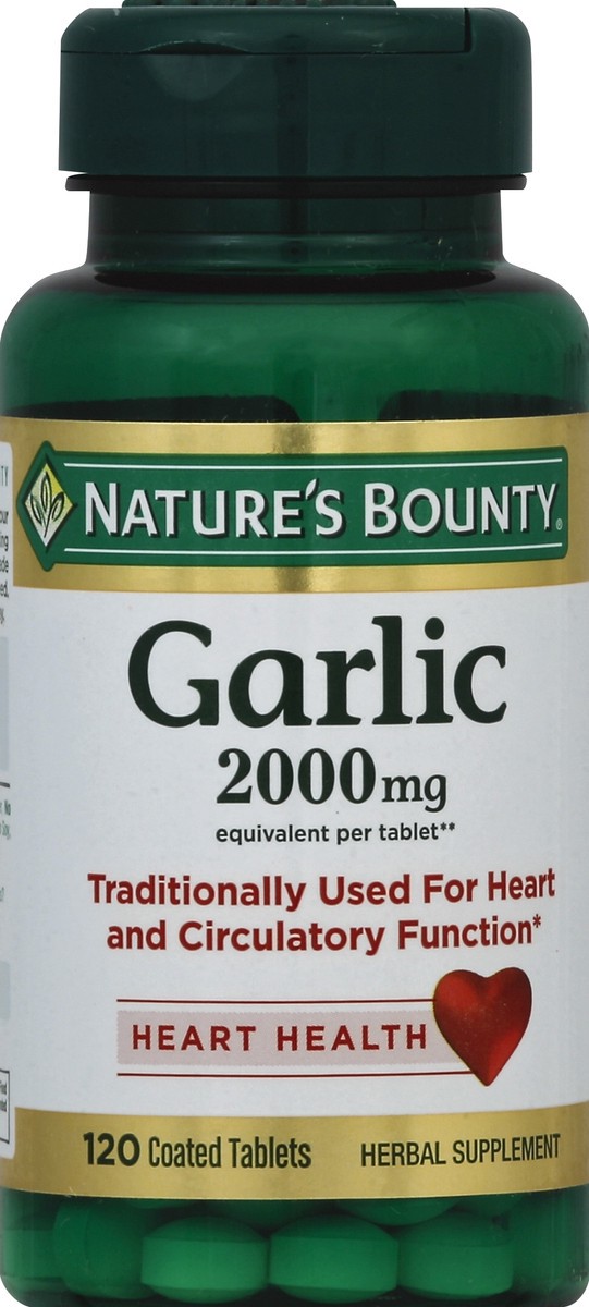 slide 4 of 5, Nature's Bounty Garlic 120 ea, 120 ct