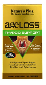 slide 1 of 1, Nature's Plus Ageloss Thyroid, 60 ct