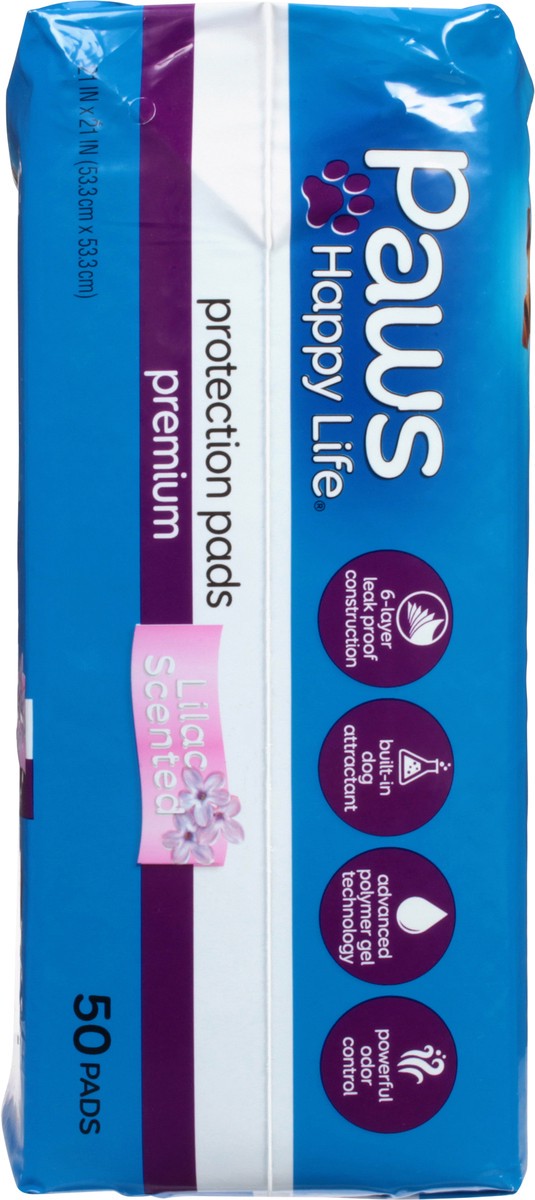 slide 8 of 9, Paws Happy Life Lilac Scented Premium Protection Pads 50 ea, 50 ct