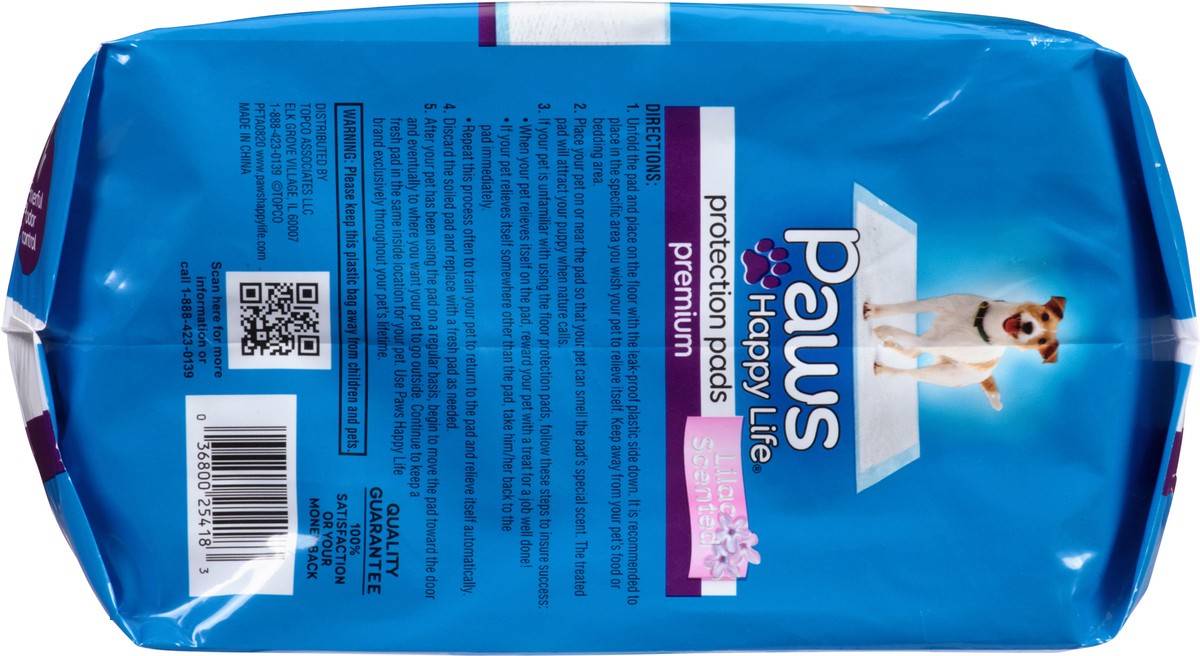 slide 4 of 9, Paws Happy Life Lilac Scented Premium Protection Pads 50 ea, 50 ct