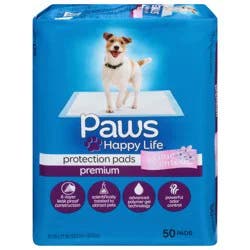 Paws Happy Life Lilac Scented Premium Protection Pads 50 ea