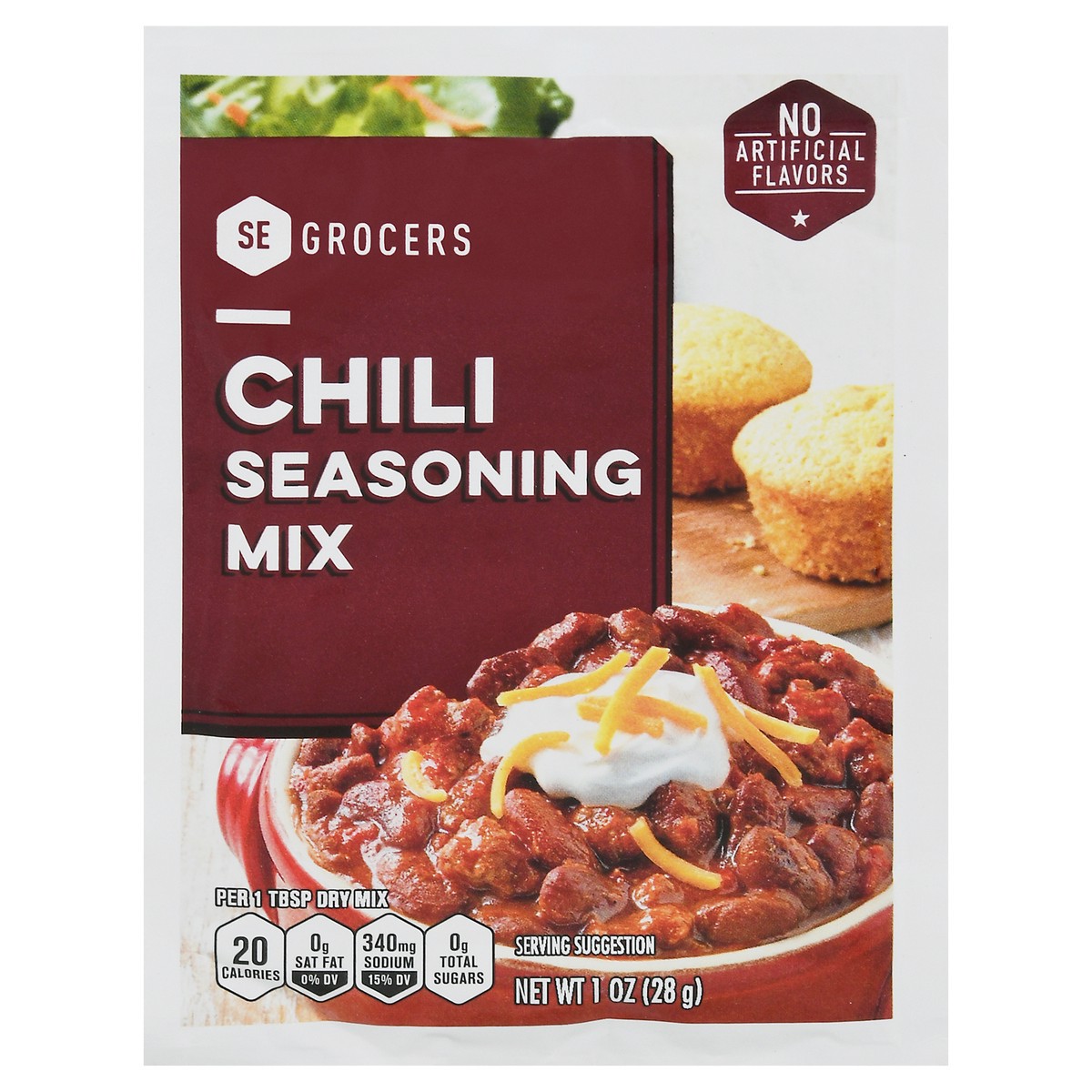 slide 14 of 14, SE Grocers Chili Seasoning Mix, 1 oz