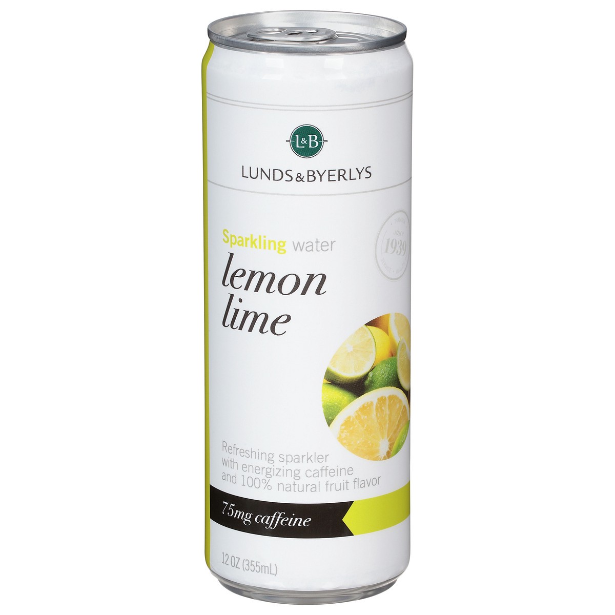 slide 1 of 9, Lunds & Byerlys Lemon Lime Sparkling Water 12 oz, 12 oz