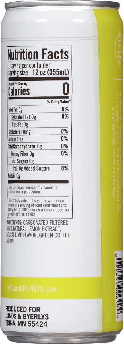 slide 8 of 9, Lunds & Byerlys Lemon Lime Sparkling Water 12 oz, 12 oz