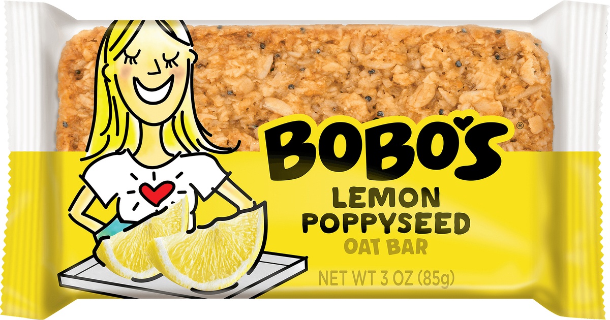 slide 4 of 4, Bobo's Oat Bars Lemon Poppyseed, 3 oz