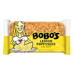 Bobo's Oat Bars Lemon Poppyseed