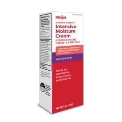 Meijer Intensive Moisture Hydrocortisone 1% Cream, 2oz