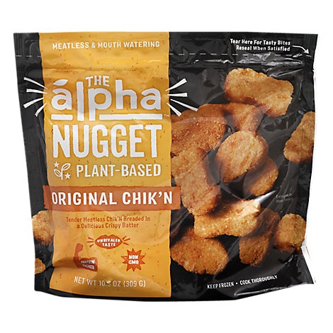 slide 1 of 1, Alpha Foods Nugget Plant Based Original Chikn, 10.9 oz