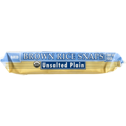 slide 9 of 9, Edward & Sons Organic Unsalted Plain Brown Rice Snaps, 3.5 oz