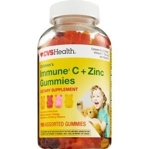 slide 1 of 1, CVS Health Cvs Children's Immune C + Zinc Assorted Gummies, 190 Ct, 190 ct