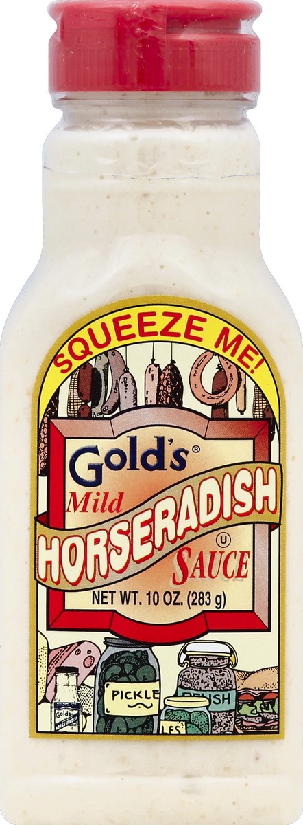 slide 1 of 2, Gold's Mild Horseradish Sauce, 9 oz