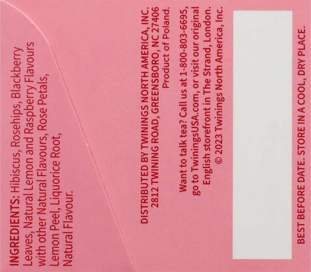 slide 5 of 9, Twinings Raspberry & Lemon Herbal Tea Bags - 20 ct, 20 ct