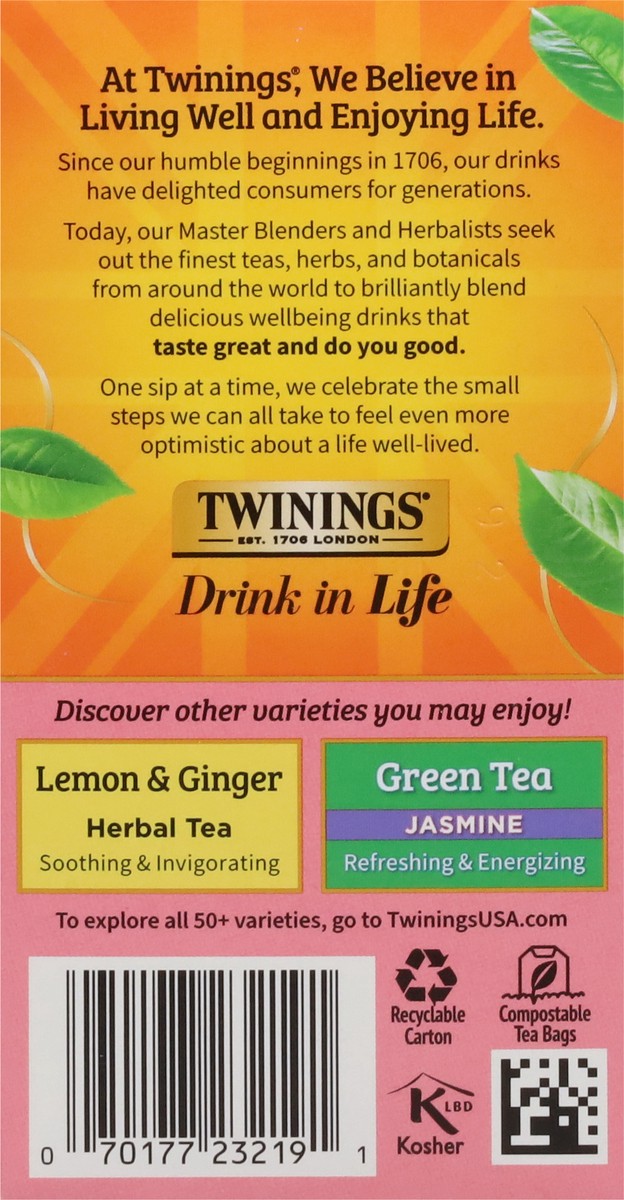 slide 8 of 9, Twinings Raspberry & Lemon Herbal Tea Bags - 20 ct, 20 ct