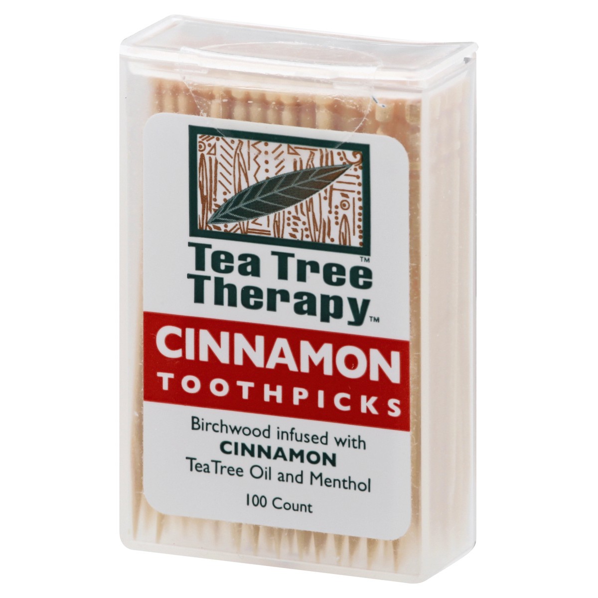 slide 7 of 11, Tea Tree Therapy Cinnamon Toothpicks, 100 ct