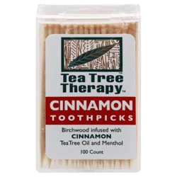 Tea Tree Therapy Cinnamon Toothpicks