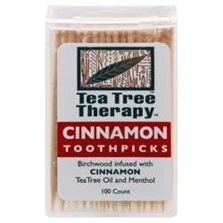 Tea Tree Therapy Cinnamon Toothpicks