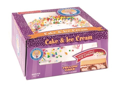 slide 1 of 1, Uncle Harry's Cake & Ice Cream Cake, 8 ct; 32 oz