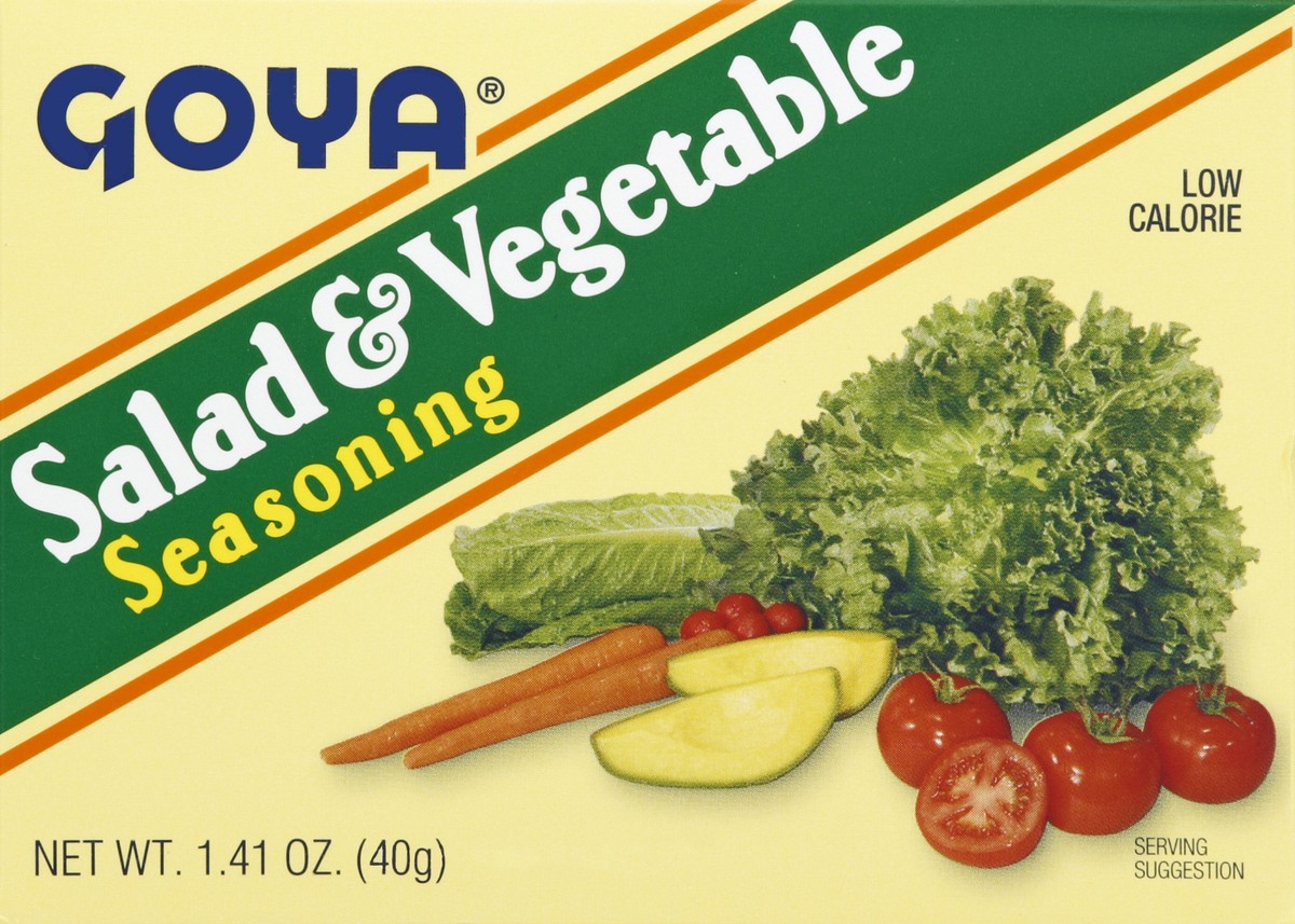 slide 1 of 1, Goya Salad/Veg Seasoning, 8 ct