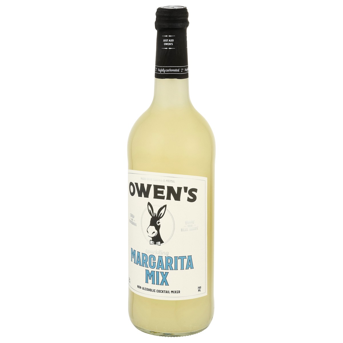 slide 3 of 9, Owen's Sparkling Margarita Mix - 25.4 fl oz, 750 ml