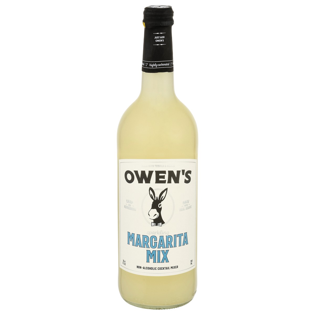 slide 1 of 9, Owen's Sparkling Margarita Mix - 25.4 fl oz, 750 ml