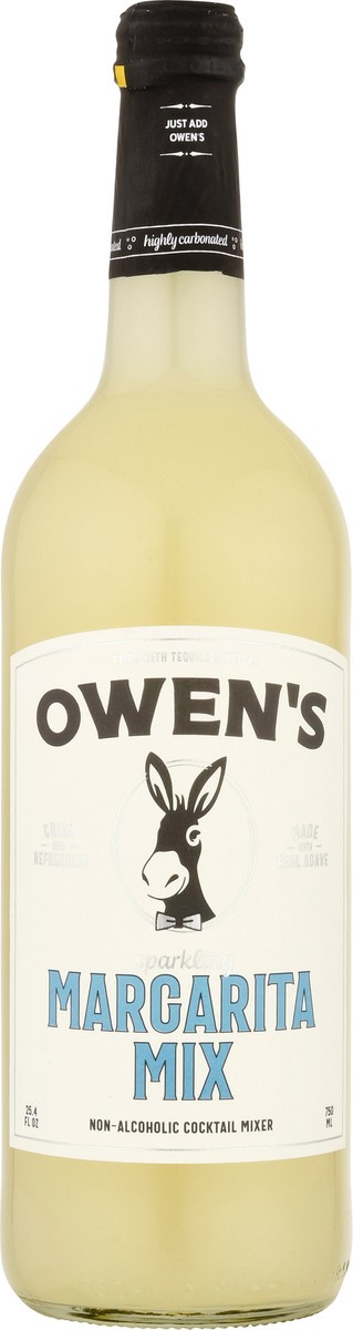 slide 4 of 9, Owen's Sparkling Margarita Mix - 25.4 fl oz, 750 ml