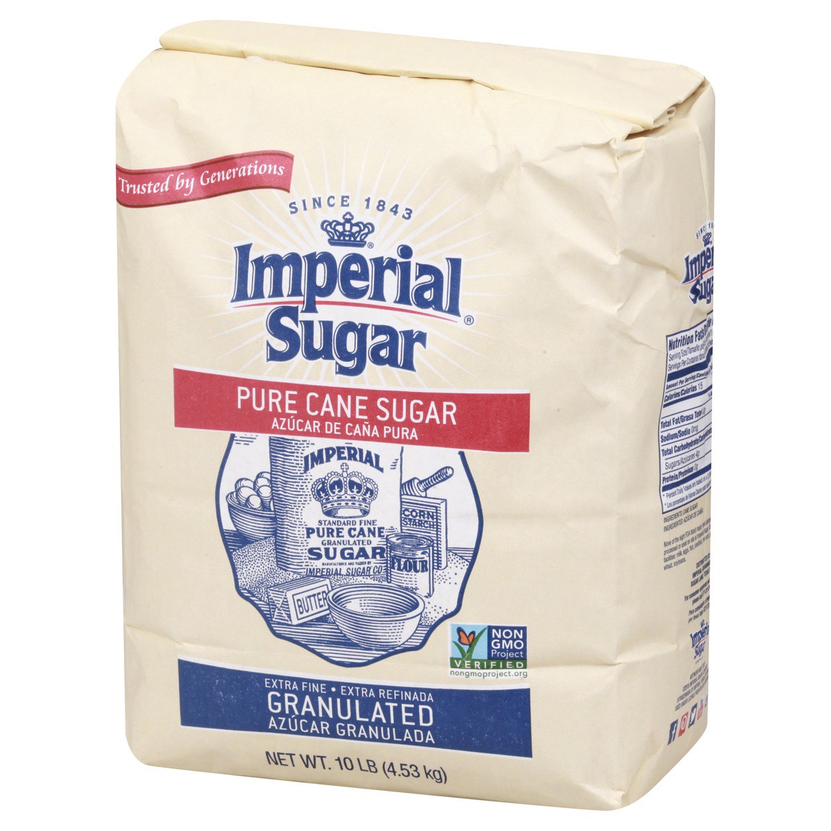 slide 2 of 9, Imperial Sugar Granulated Pure Cane Sugar 10 lb, 10 lb