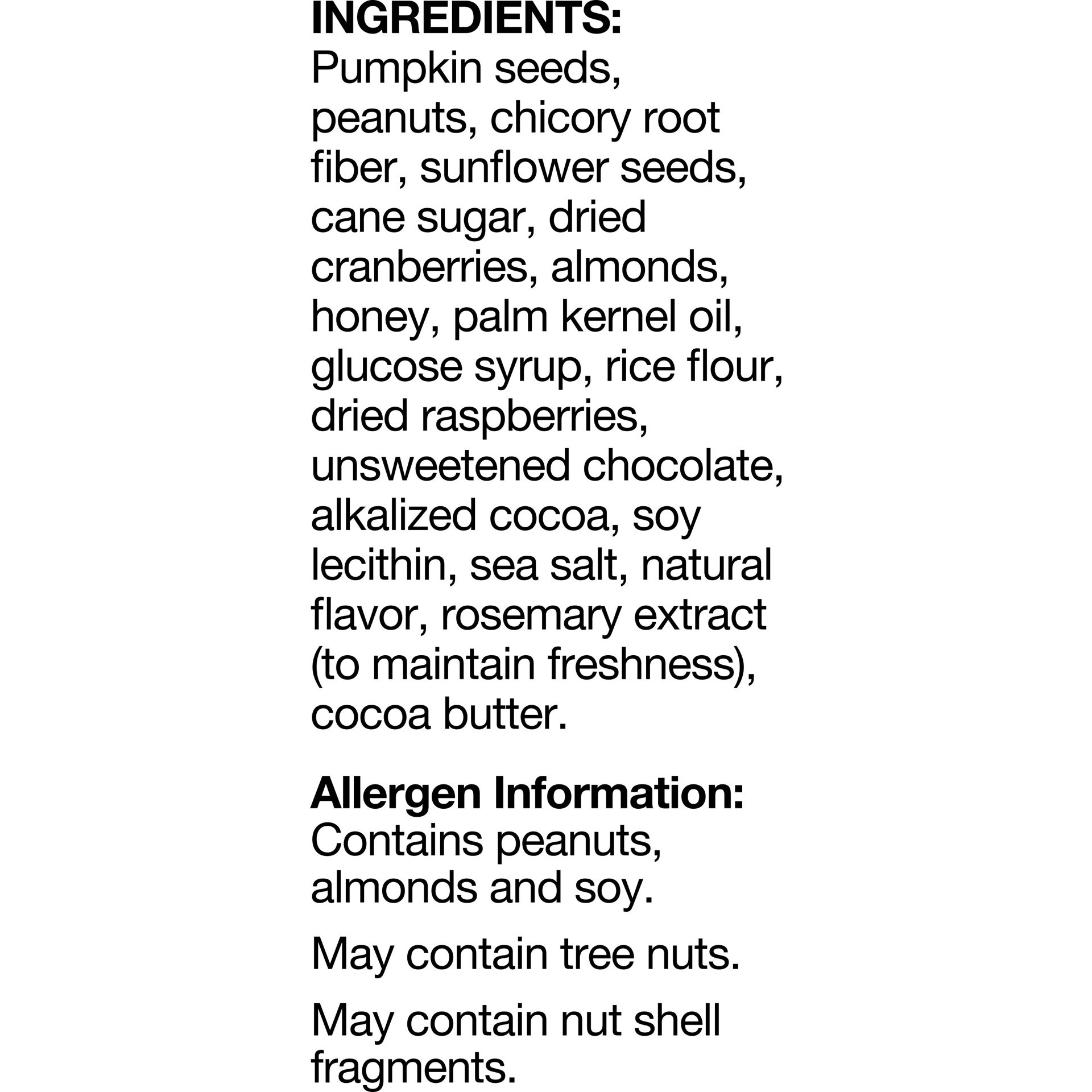 slide 2 of 4, KIND Seeds Fruit & Nuts Snack Bar, Dark Chocolate Raspberry Pumpkin Seed | 5g Protein, High Fiber, Gluten Free Bars, 1.4 OZ, 6 Count, 6 ct