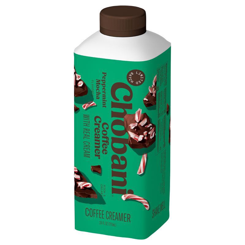 slide 4 of 4, Chobani Peppermint Mocha Coffee Creamer, 24 fl oz