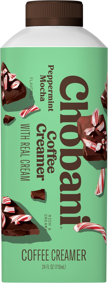 slide 1 of 4, Chobani Peppermint Mocha Coffee Creamer, 24 fl oz