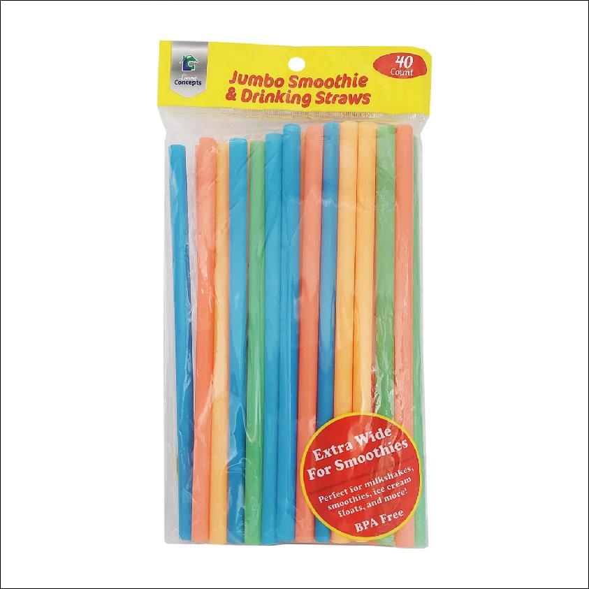 slide 1 of 1, Quest Smoothie Straw Fd, 40 ct