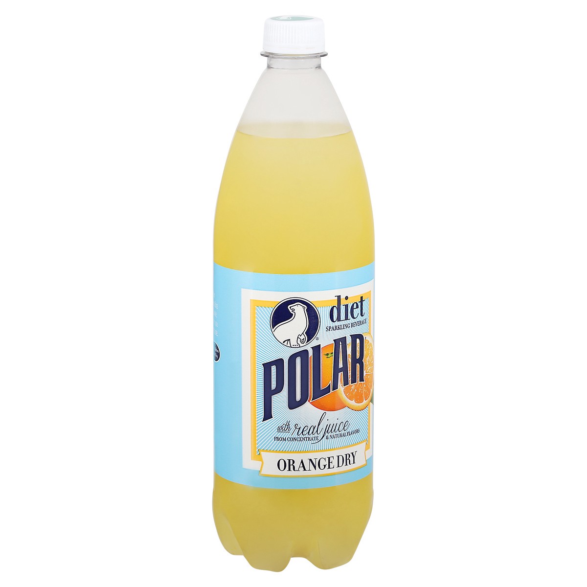 slide 4 of 13, Polar Orange Dry Beverage Sparkling - 1 liter, 1 liter