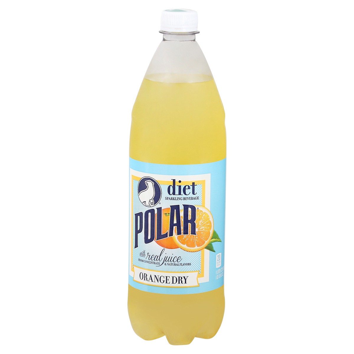 slide 10 of 13, Polar Orange Dry Beverage Sparkling - 1 liter, 1 liter