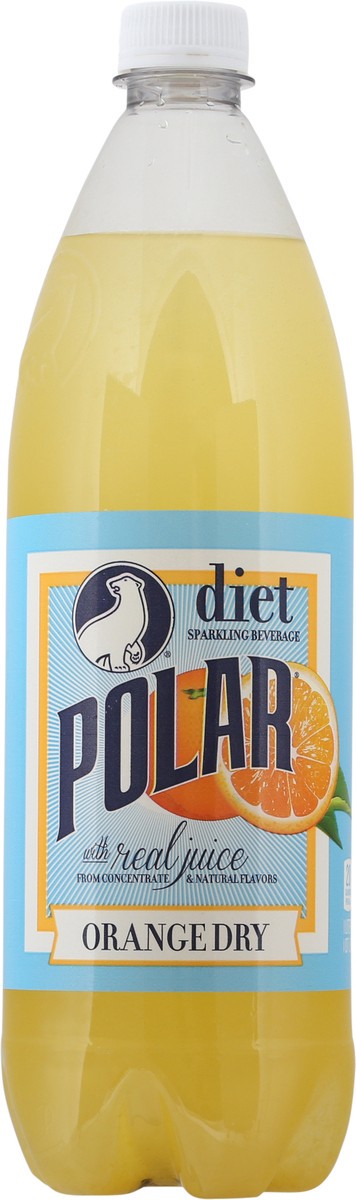 slide 12 of 13, Polar Orange Dry Beverage Sparkling - 1 liter, 1 liter