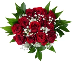 BLOOM HAUS Elegant Red Rose Boquet