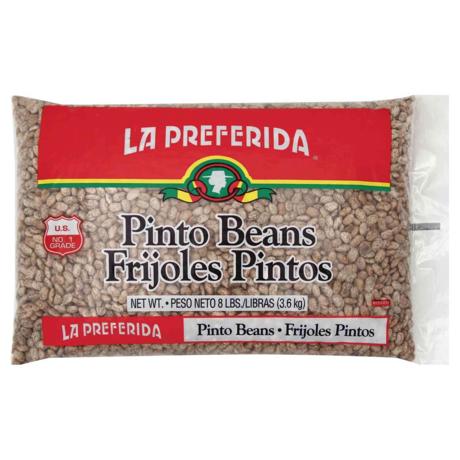 slide 1 of 5, La Preferida Dry Pinto Beans, 8 lb