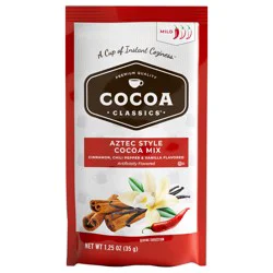 Cocoa Classics Aztec Style Cocoa Mix Cinnamon, Chili Pepper & Vanilla Flavored Artificially Flavored Packets