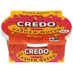 Credo Spicy Cashew Queso 9 oz
