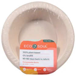 Eco Soul Compostable Bowls - 50 ea