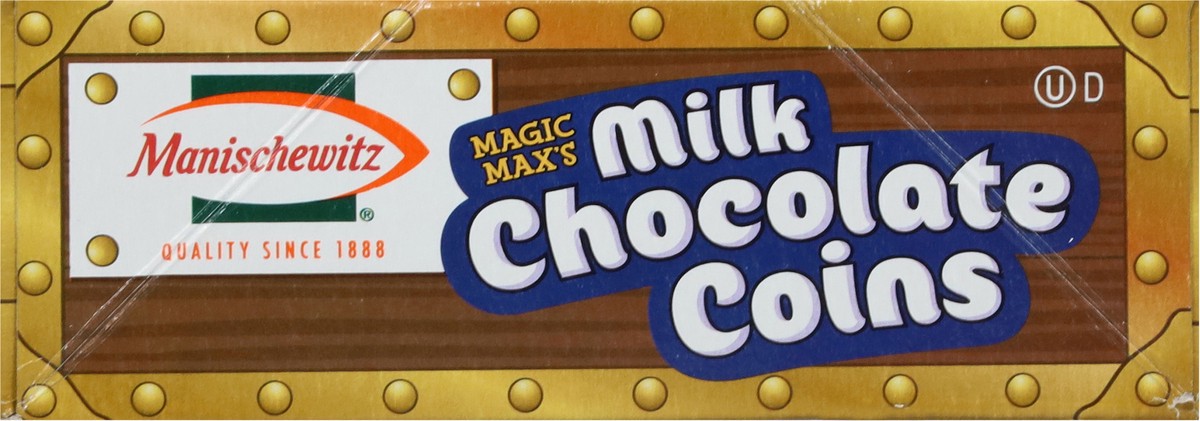 slide 4 of 9, Manischewitz Candy Coins Milk Chocolate, 0.53 oz