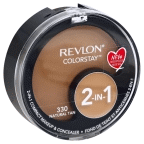 slide 1 of 1, Revlon Colorstay 2-In-1 Compact Makeup & Concealer, Natural Tan, 0.38 oz