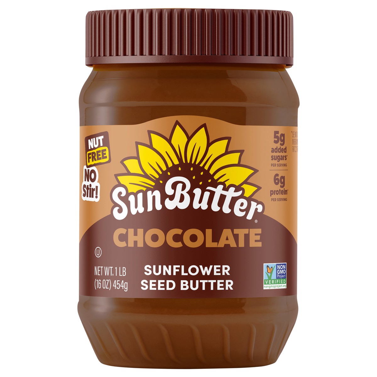 slide 1 of 9, SunButter Chocolate Sunflower Seed Butter 16 oz, 16 oz